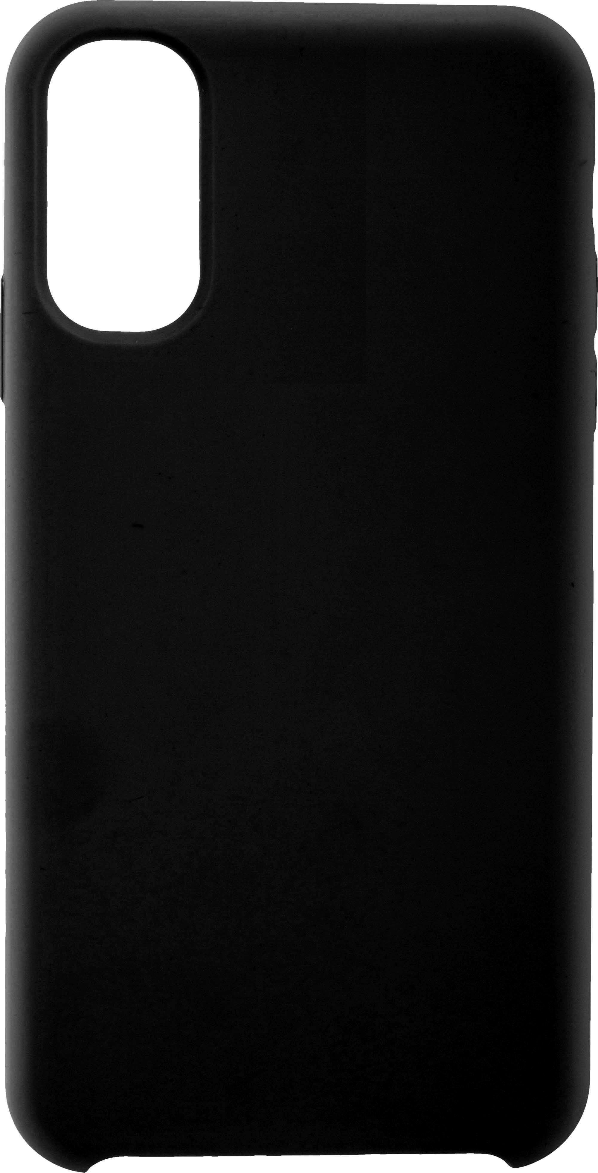 Back Cover Soft Touch für Magnethalter für Samsung A415 Galaxy A41 Black Handyhülle