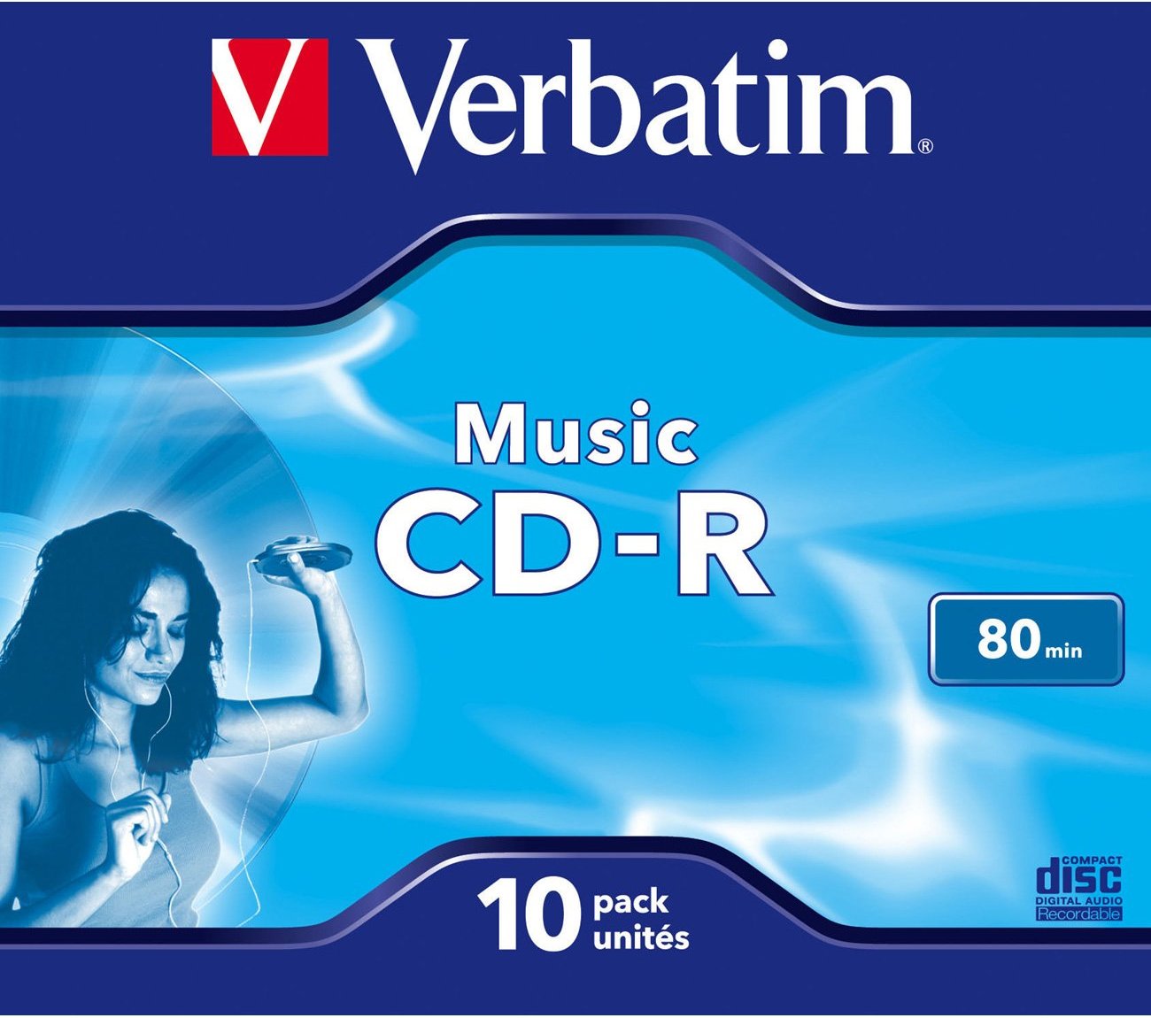 Thumbnail - Music CD-R 700 MB, 16x, 10er Pack CD-Rohlinge