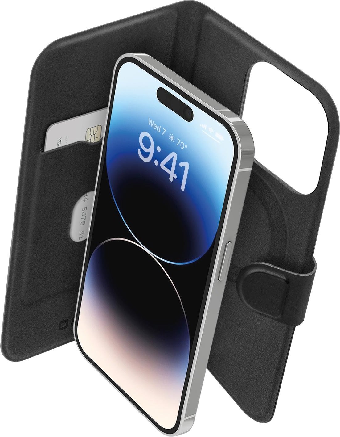 Schlanke Hülle mit Kartenfach für iPhone 14 Pro/13 Pro