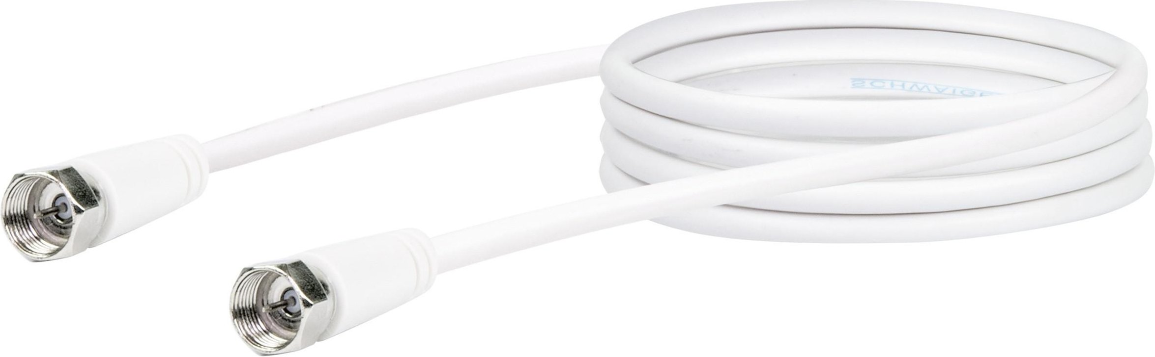 SAT Anschlusskabel (75 dB) KVC15 - F-Stecker, 1,5m, weiß