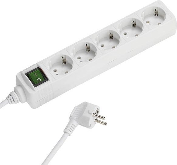 5-fach Steckdosenleiste mit Schalter (31045)