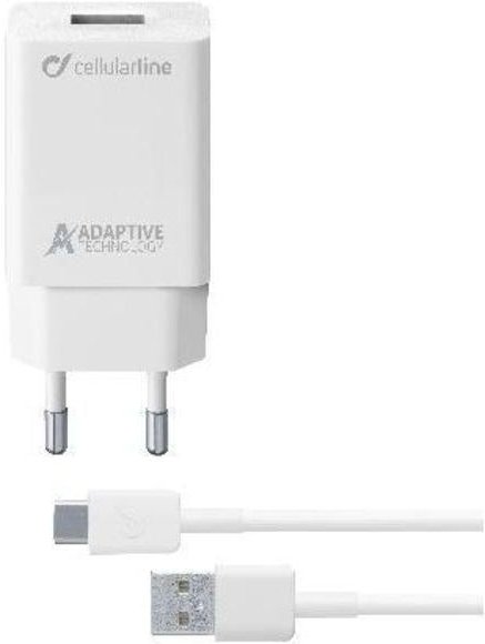 Adaptive Fast Charger USB-Type-C Kit 15W, designed for Samsung, weiß (60040)