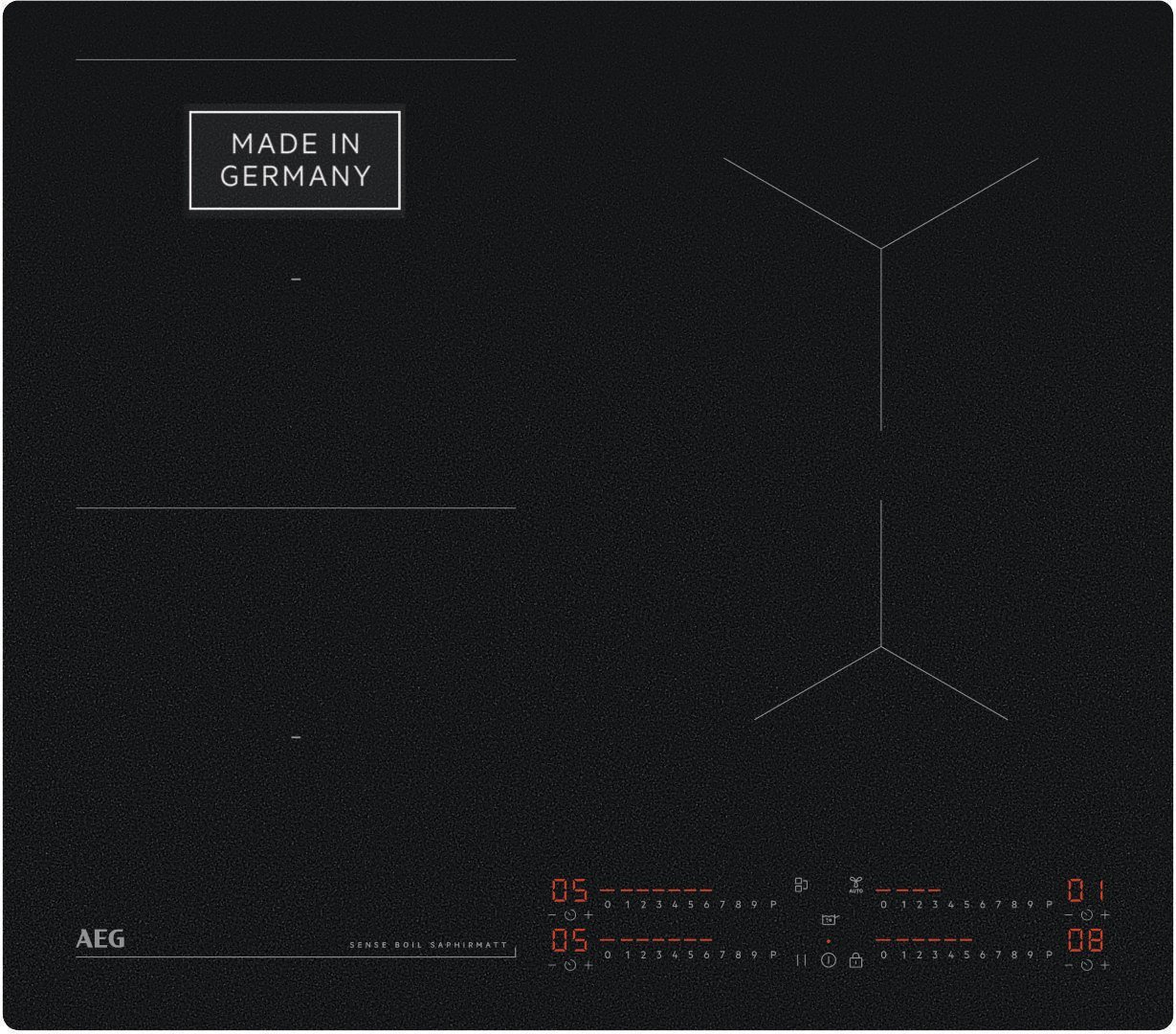 TI64IB1BIZ 7000 Sense SaphirMatt Induktionskochfeld (autark)