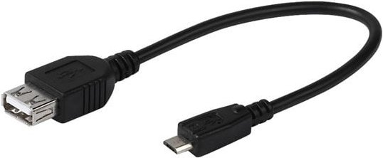 USB OTG Adapterkabel, Adapter Micro USB USB, 0,15m (45298)