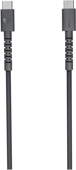USB-C auf USB-C Kabel USB-C zu USB-C silikon geflochtenes Kabel "FlexWave" 3m, 100W, Storm Grey (00231903)