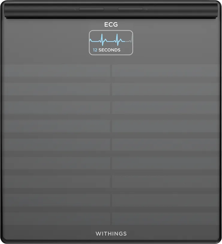 Body Scan schwarz Diagnosewaage
