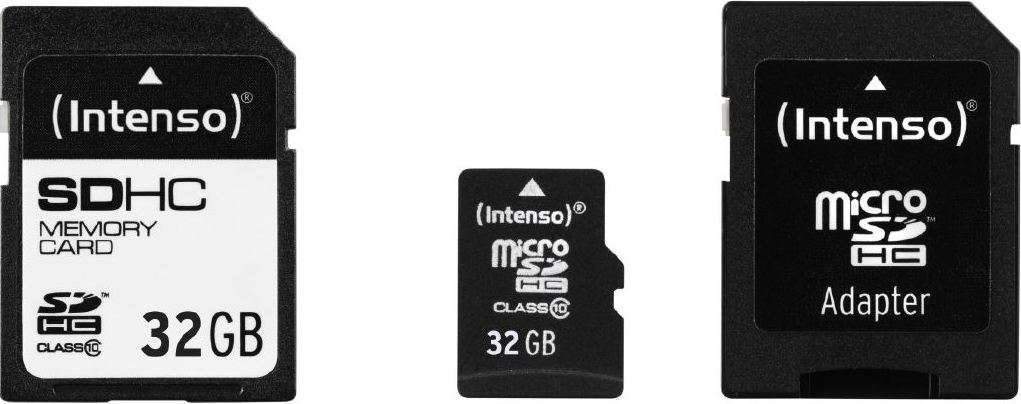 Storage Set 1x MicroSD 32GB 1x SDHC 32GB