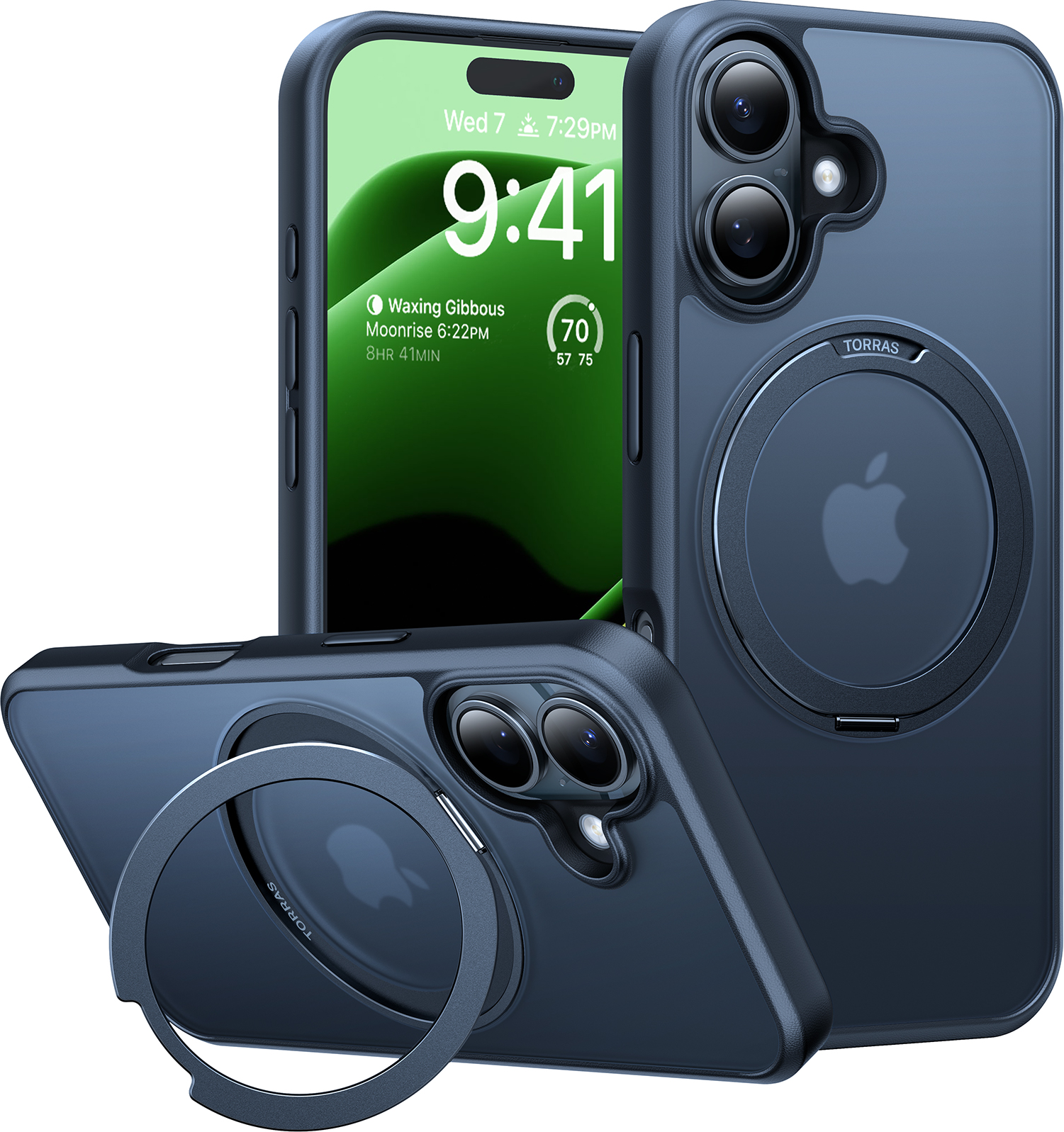 Ostand Pro Series für iPhone 16 Black Handyhülle