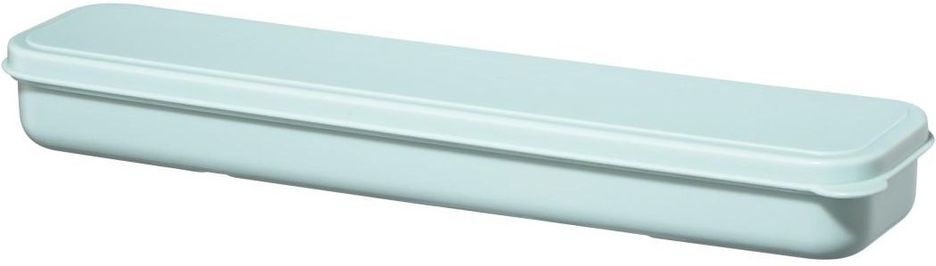 Besteck-Set, Messer, Gabel, Löffel, Edelstahl, To-Go-Besteck mit Box, Blau (00181599)