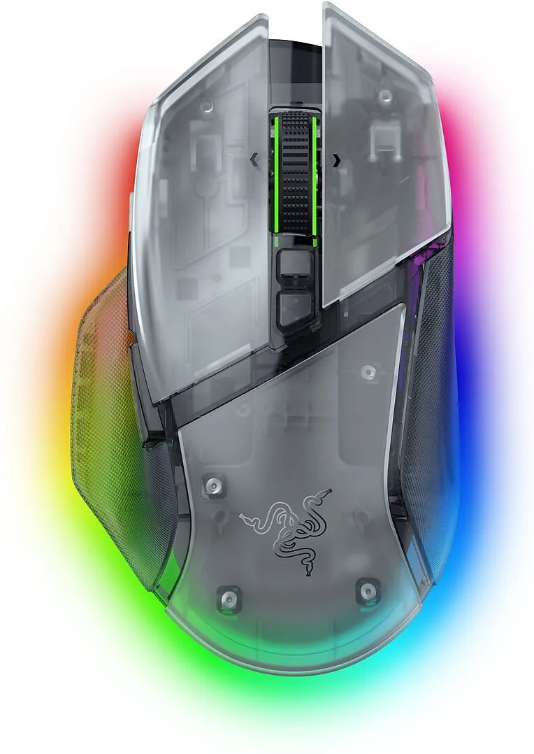 Basilisk V3 Pro 35K, Phantom White Edition Gaming-Maus