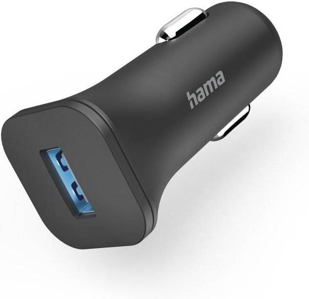 Auto-Ladegerät, USB-A, 6 W, Schwarz (00201634)