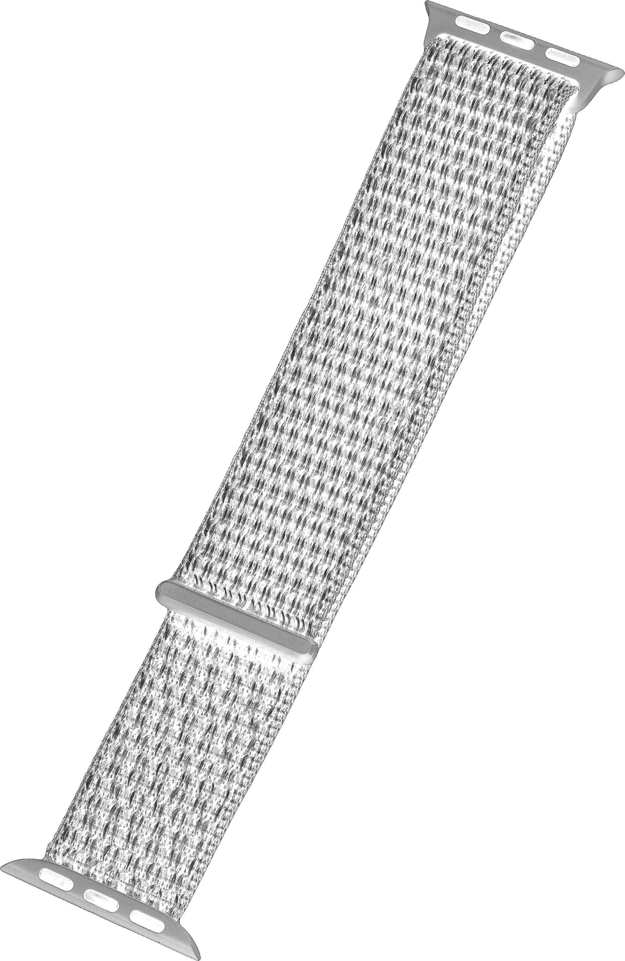Watch Band für Apple Watch 41/40mm (Series 4-11), 38mm (Series 1-3) Nylon White (18057)