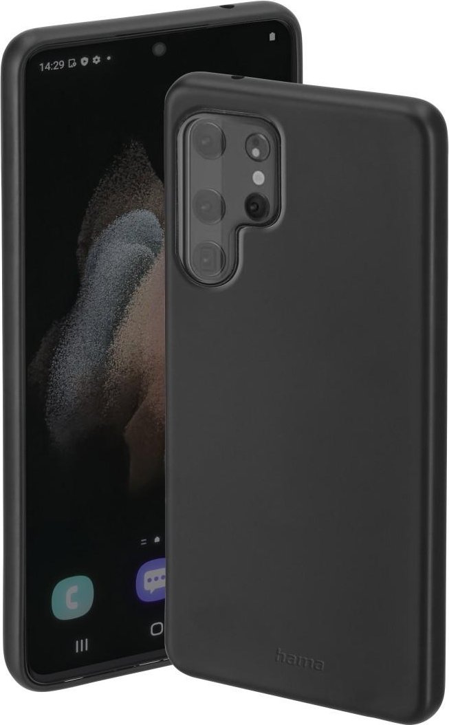 Cover "Finest Feel" für Samsung Galaxy S22 Ultra (5G), Schwarz (00172353) Handyhülle