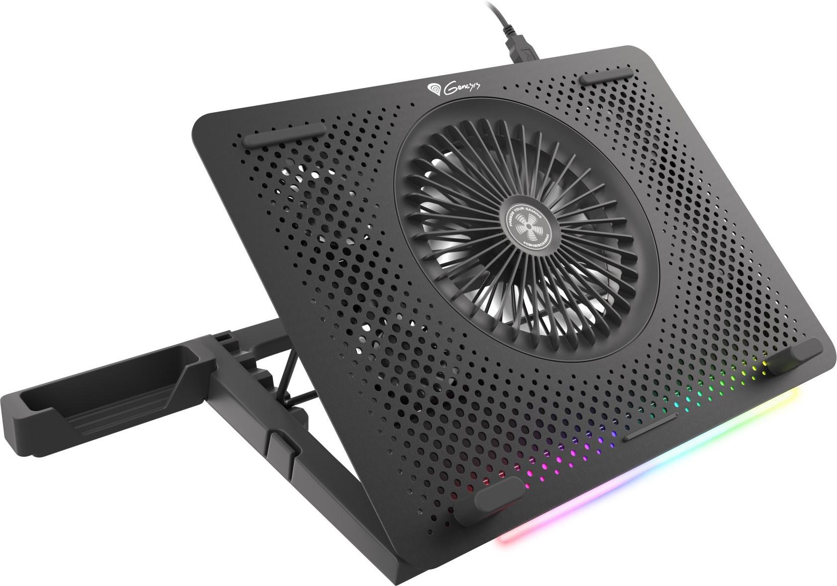 Oxid 450 Laptop-Kühlpad, 15,6 Zoll, Schwarz