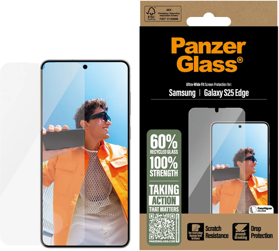Displayschutz Samsung S25 Edge | Ultra-Wide Fit