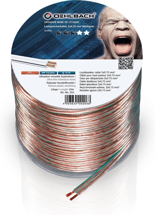 Lautsprecherkabel Speaker Wire SP-7 3000 30 m