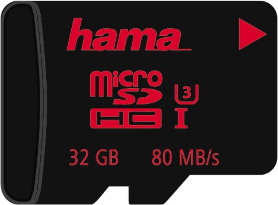 microSDHC 32GB UHS Speed Class 3 UHS-I 80MB/s ohne Adapter/Mobile (123984)