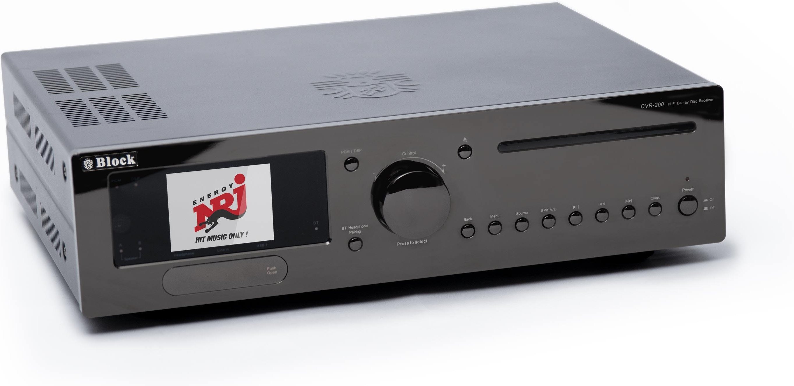 CVR-200 Chrom Schwarz Netzwerk-HiFi-Receiver