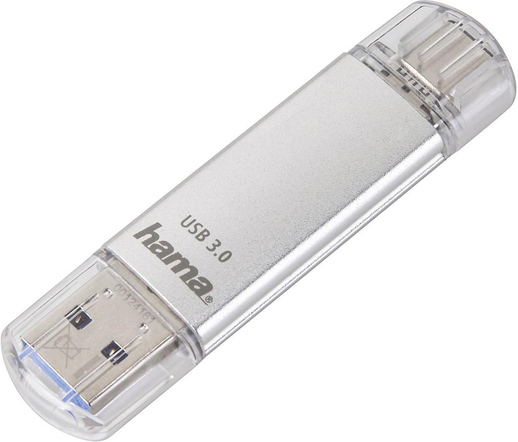 USB-Stick "C-Laeta", USB-C USB 3.1/USB 3.0, 256GB, 70 MB/s, Silber (00181075)