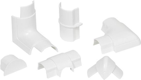 Verbindungsstück-Set D-30/15 W weiss (26459)