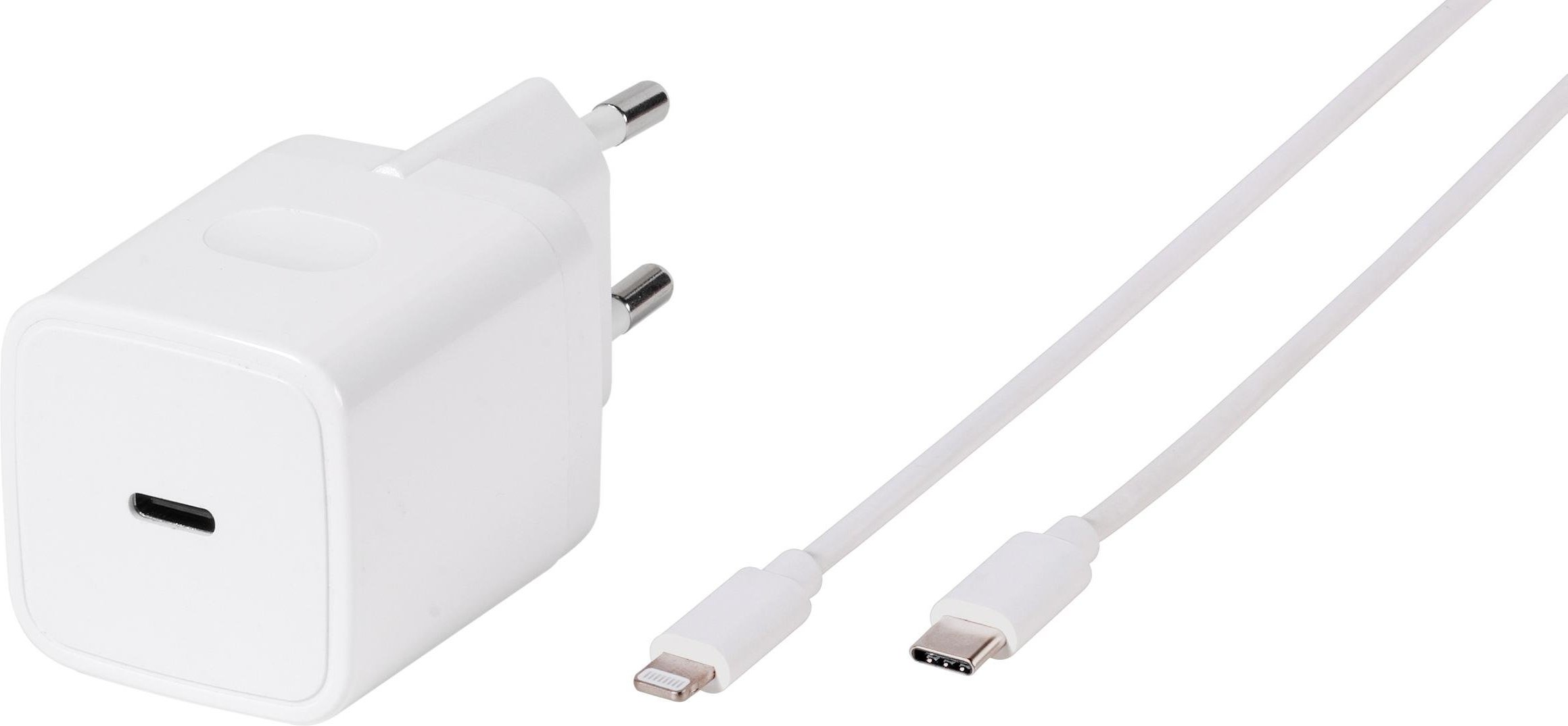 iPhone PD 3.0, Super Fast Charger Set, inkl. USB Type-C™/Lightning-Kabel 20.0W (62300)