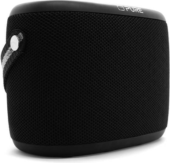 Woodland wasserdichter (IPX67) Outdoor-Lautsprecher mit Bluetooth und FM/DAB+ Radio Schwarz