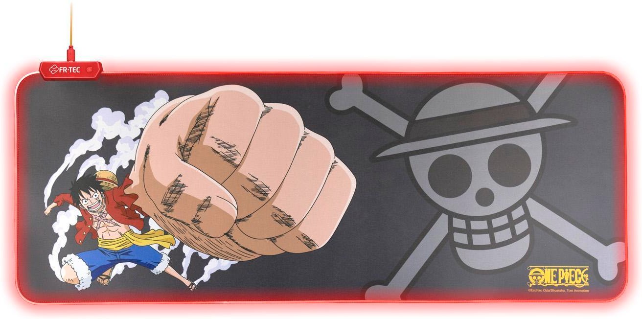 One Piece Luffy RGB XXL Gaming-Mauspad, Schwarz