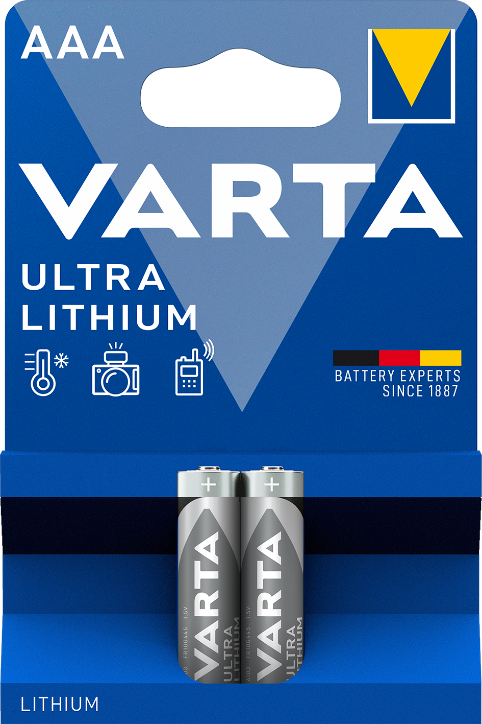 ULTRA Lithium AAA, 2er Blister Batterie