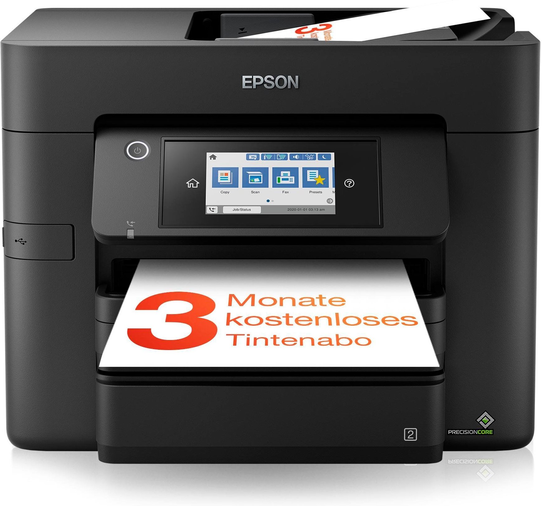 WorkForce Pro WF-4830DTWF Multifunktionsdrucker, Schwarz