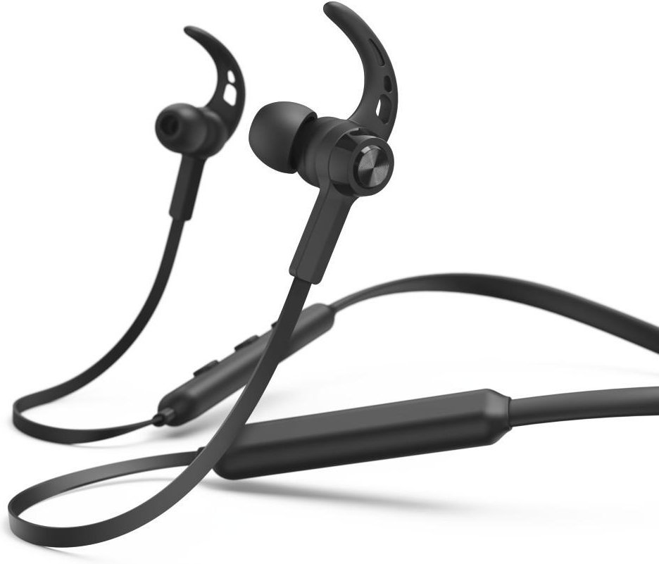 Bluetooth®-Kopfhörer "Freedom Neck", In-Ear, Mikrofon, Ear-Hook, Schwarz (00184122)