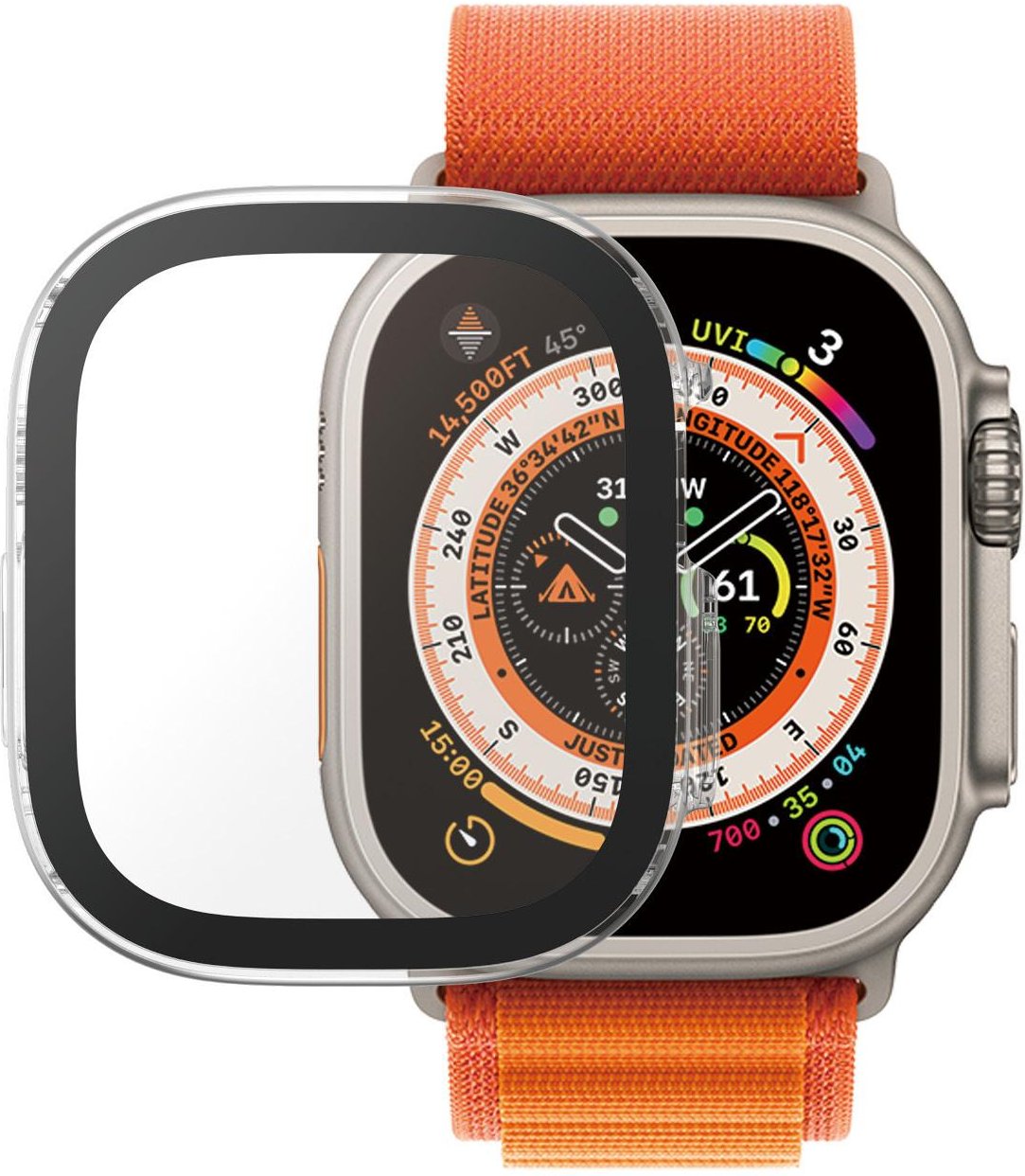 Displayschutz Full Body Apple Watch Ultra 49mm | Transparent (3677)