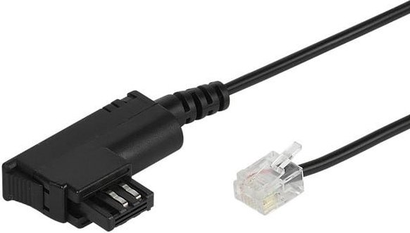 DSL Splitter-Anschlusskabel, TAE-F-Stecker auf RJ12-Stecker 6p2c, 6m (45003) TAE-F-Stecker auf RJ12-Stecker 6p2c