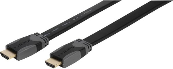 Thumbnail - High Speed HDMI® Kabel mit Ethernet, 0,75m (Flach) (47102)