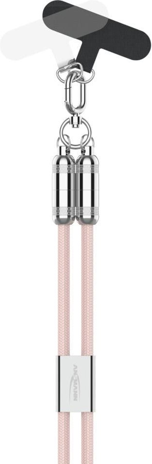 Lanyard Kabel USB Typ-C zu Lightning, 120 cm / rose