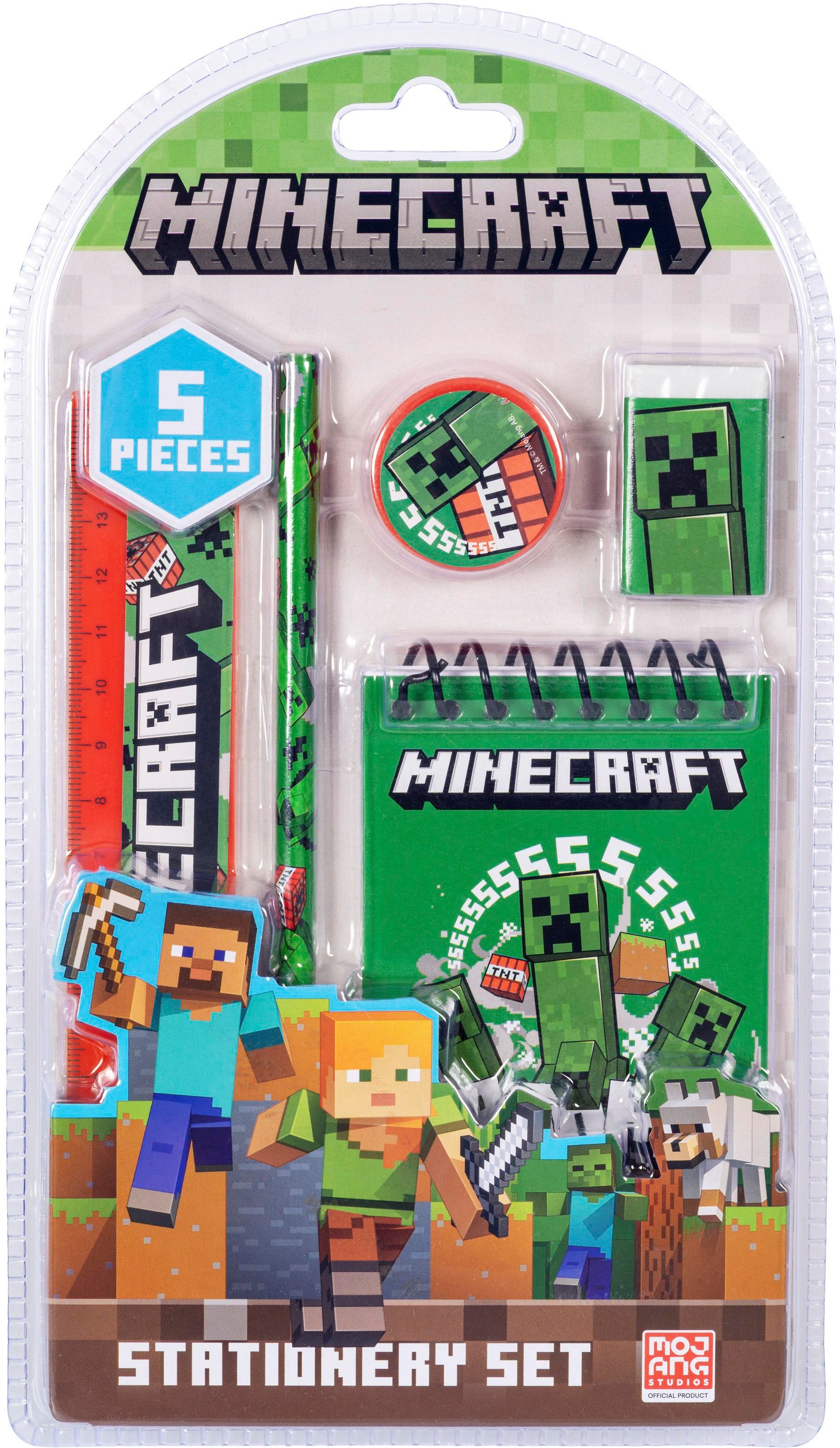 Minecraft Schreibwaren Set