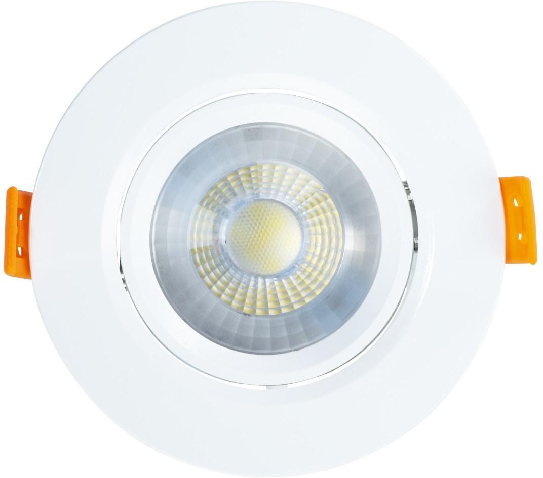 LED-Einbaustrahler, 3er-Set, 5W, 350lm, Lichtfarbe: Warmweiß, Fassung: Weiß (00112694)