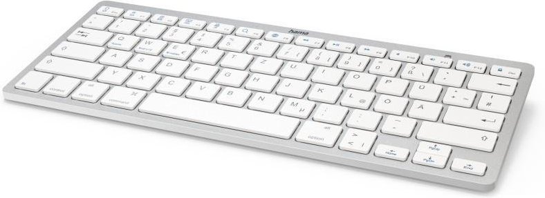 Thumbnail - Bluetooth®-Tastatur "KEY4ALL X510", Silber/Weiß, QWERTZ (00125135)