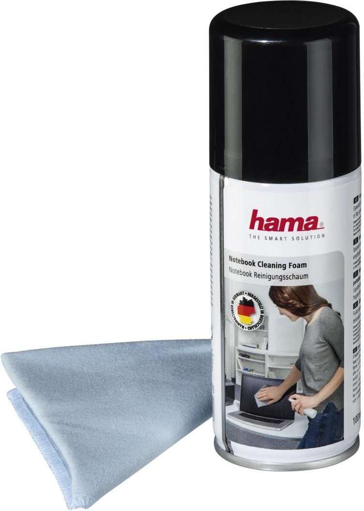 Notebook-Reinigungsschaum, 100 ml, inklusive Tuch (00113808)