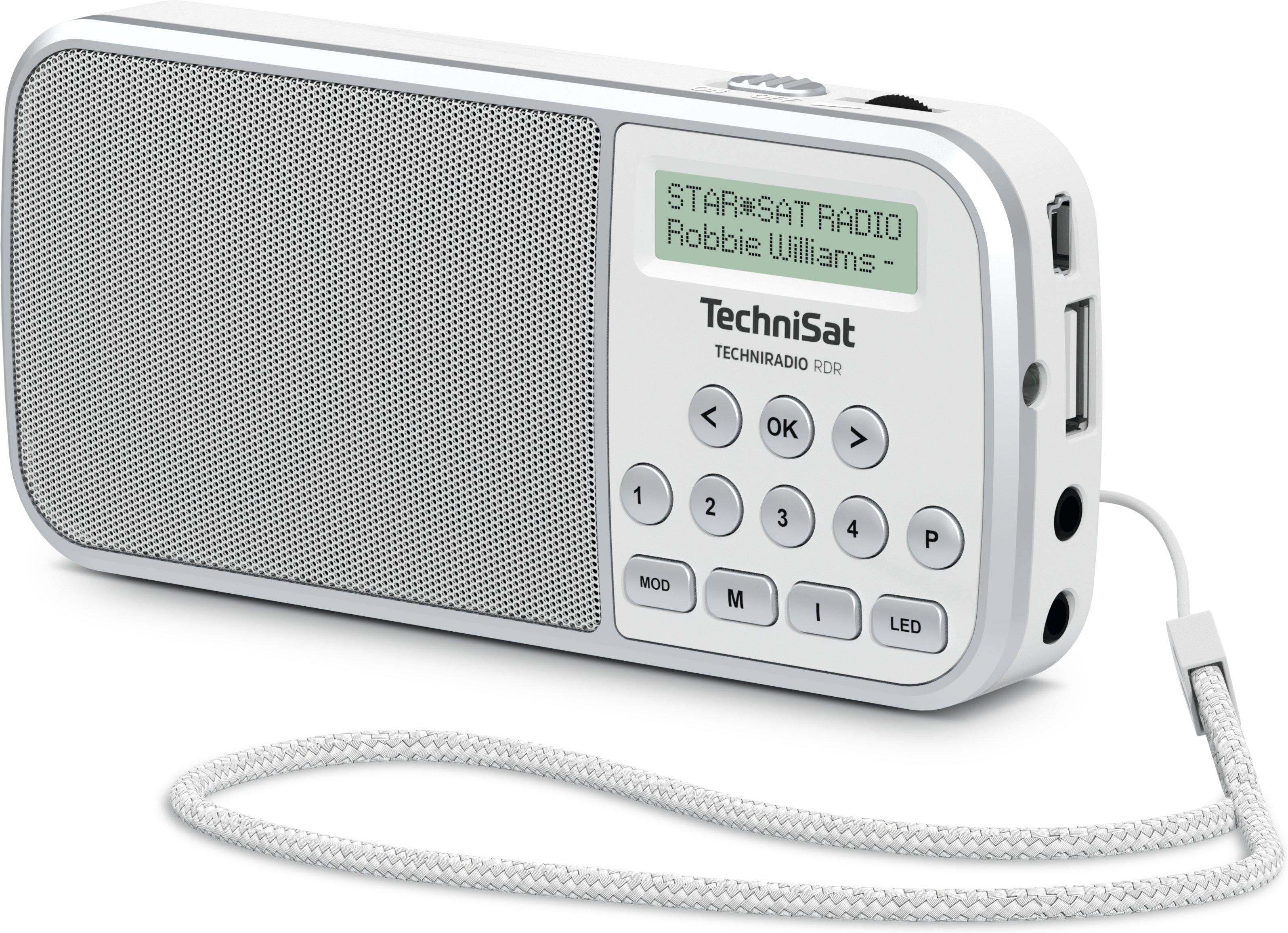 Techniradio RDR weiß Taschenradio