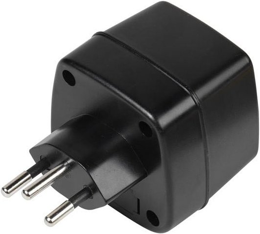 Reisestecker Schweiz, Schuko Buchse - CH Stecker (33504)
