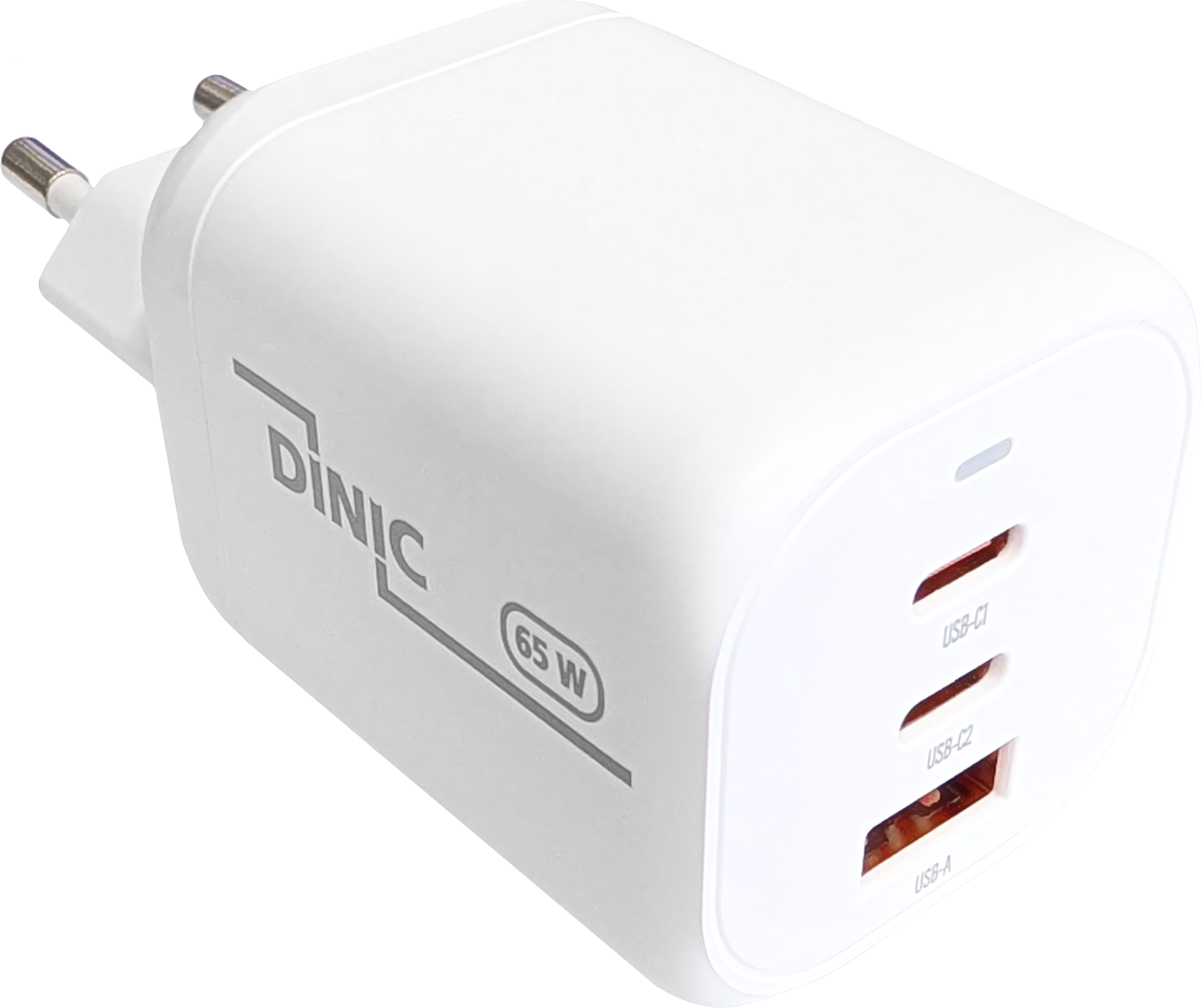 USB C/C/A Ladegerät / Netzteil 65W - Power Delivery 3.0 (PPS) + Quick Charge 3.0, Weiß