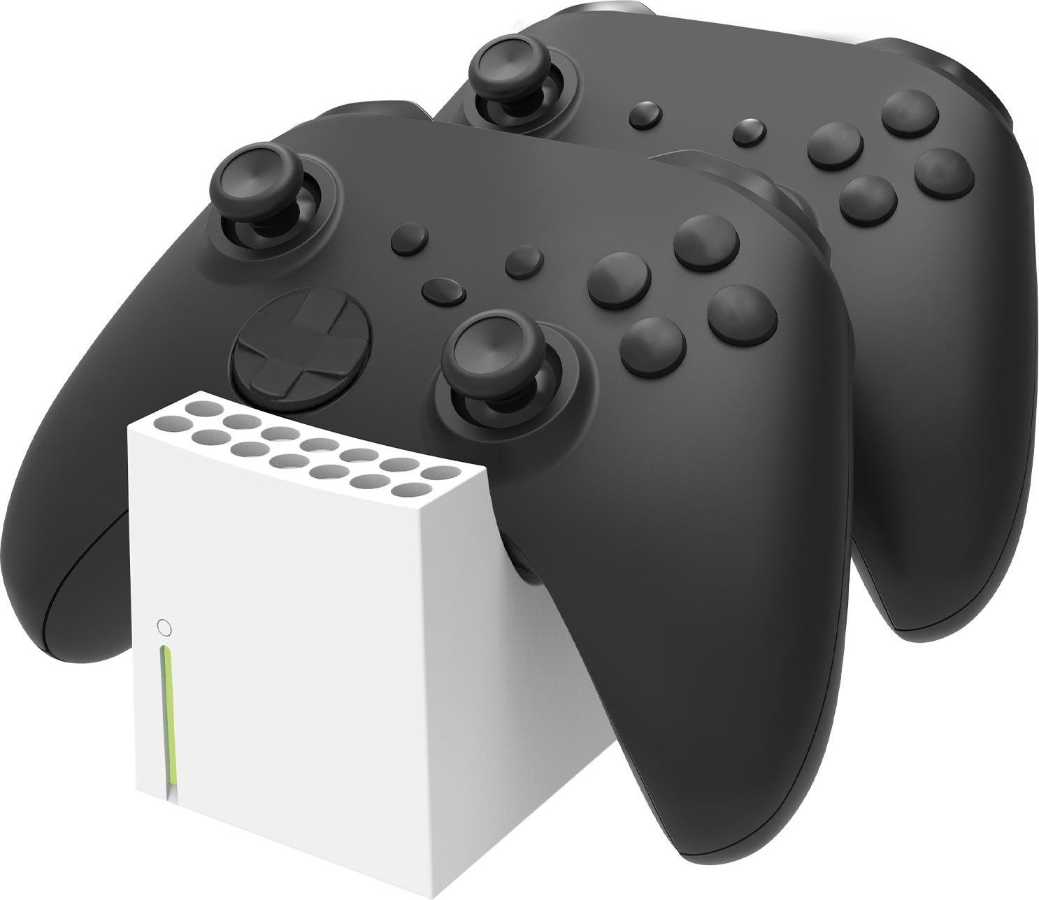 Twin:Charge X weiß Xbox Series S|X/Xbox One, schwarz Controller-Ladestation