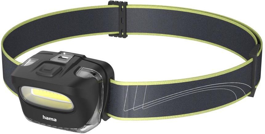 LED-Stirnlampe "HL110", Batterien, COB, Kopflampe zum Joggen, Sport, 2 Modi (00228614)