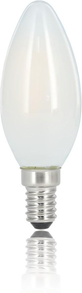 Thumbnail - LED-Filament, E14, 470lm ersetzt 40W, Kerzenlampe, Matt, Warmweiß, 2 Stück (00112706)