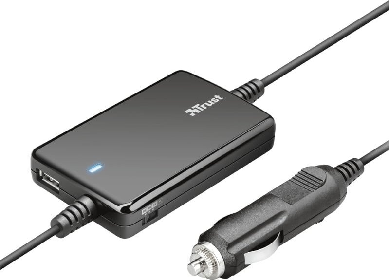 Ultraslim Universal 70W Car Laptop Charger with USB port Laptop-Netzteil