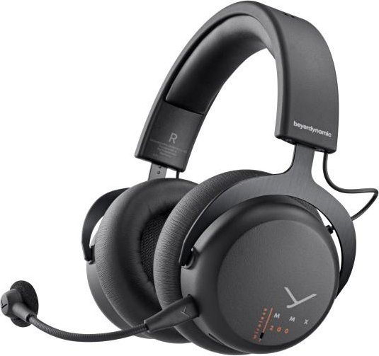 Kabelloses Gaming-Headset MMX 200, Schwarz