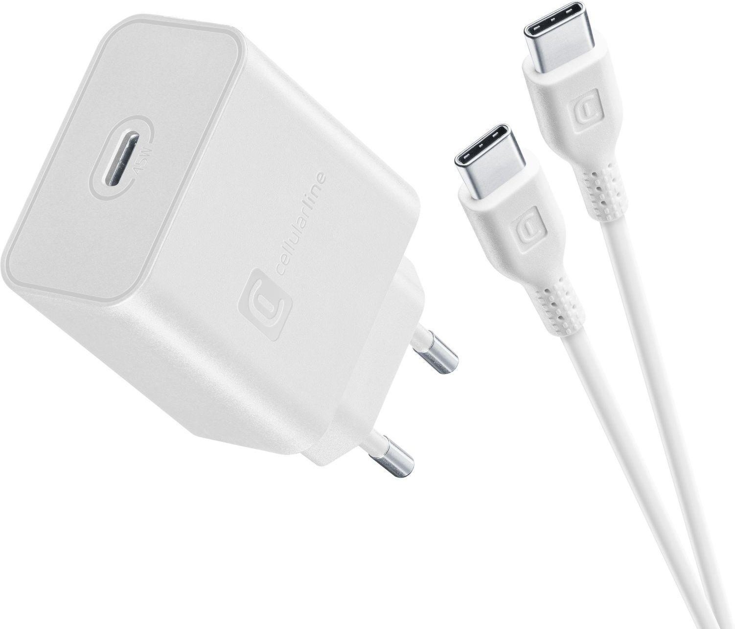 USB-C Super Fast Charger Kit für Samsung 45W White(61280) Schnellladegerät mit USB-C Kabel