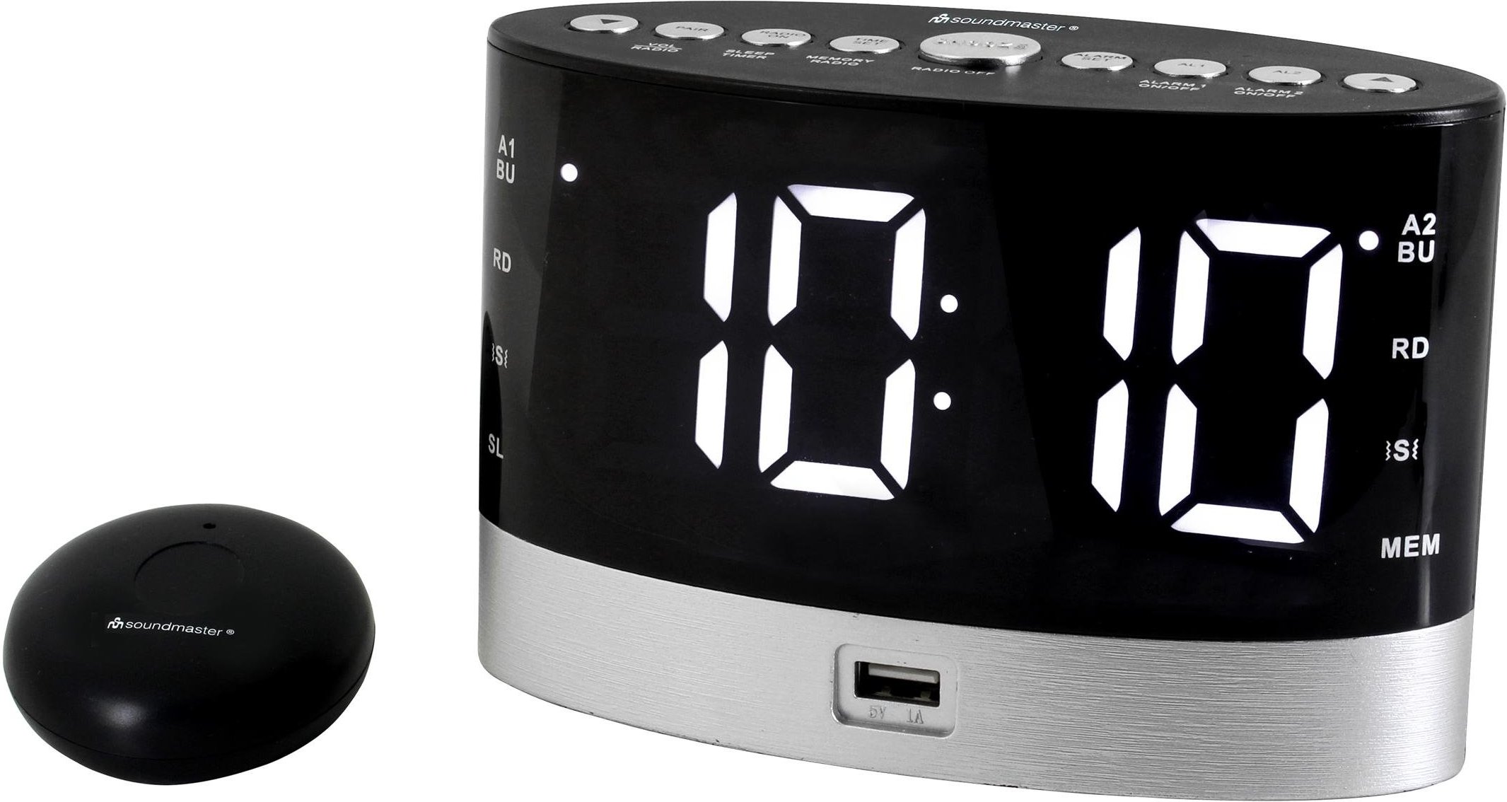 UR580 schwarz Radiowecker