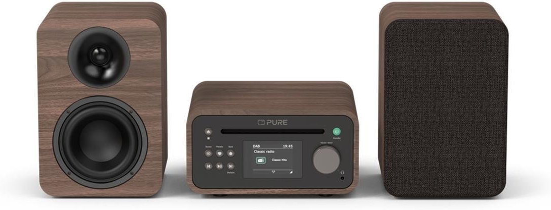 Kompaktanlage Classic Stereo Mini Coffee Brown