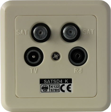 SAT SD 4k / Class A SAT-Einzeldose